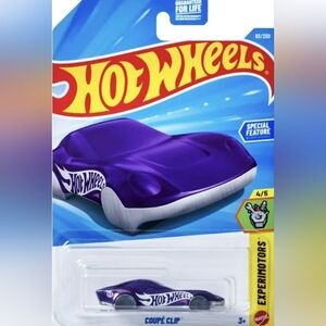 Hot Wheels,Purple Coupe,key Clip Toy Car.